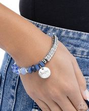 Load image into Gallery viewer, Handcrafted Hope - Blue Paparazzi Accessories
