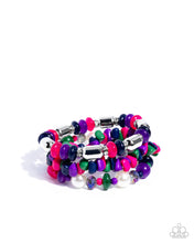 Load image into Gallery viewer, Stirring Stack - Purple Paparazzi Accessories
