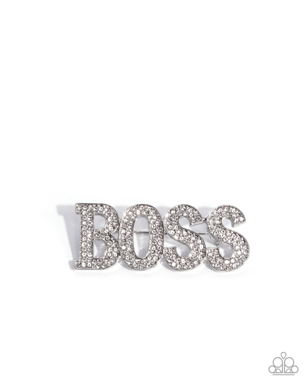 Blingy Boss - White Paparazzi Accessories