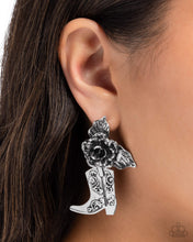 Load image into Gallery viewer, Dancing Boots - Silver Paparazzi Accessories

