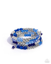 Load image into Gallery viewer, Colorful Compromise - Blue Paparazzi Accessories
