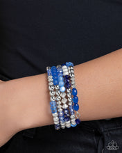Load image into Gallery viewer, Colorful Compromise - Blue Paparazzi Accessories
