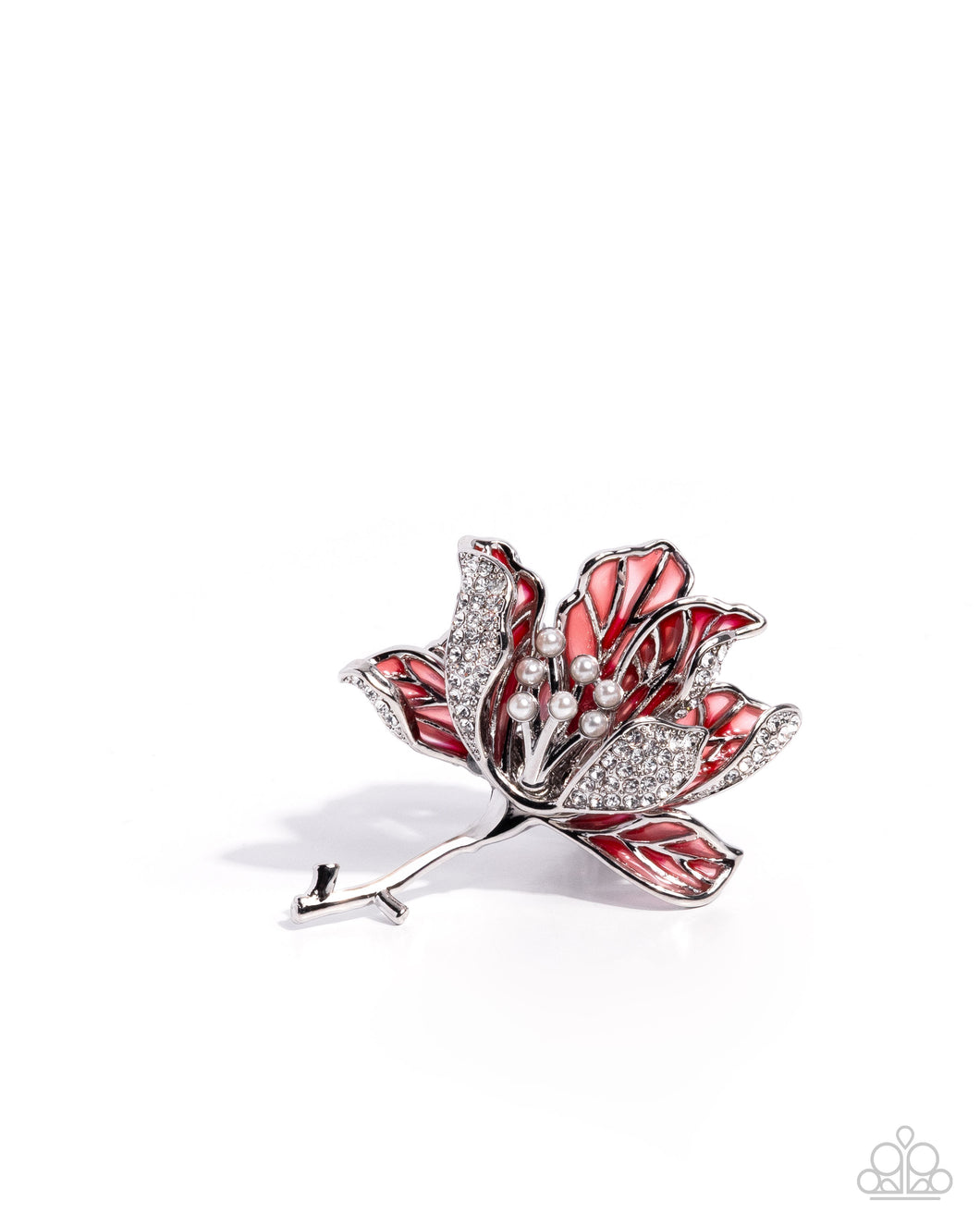 Ladylike Lotus - Red Paparazzi Accessories
