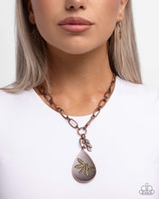 Load image into Gallery viewer, Deluxe Dragonfly - Copper Paparazzi Accessories
