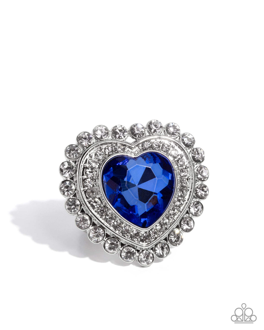 Head Over HEART - Blue Paparazzi Accessories