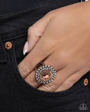 Load image into Gallery viewer, Oval Opening - Copper Paparazzi Accessories
