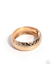 Load image into Gallery viewer, Textured Transit - Gold Paparazzi Accessories
