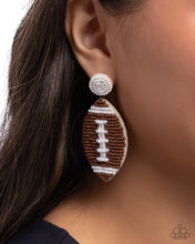 Load image into Gallery viewer, Football Fan - Brown Paparazzi Accessories
