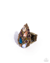 Load image into Gallery viewer, Gatsby Gamut - Brass Paparazzi Accessories
