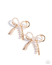 Load image into Gallery viewer, Girly Get Together - Gold Paparazzi Accessories
