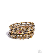 Load image into Gallery viewer, Timeless Tango - Gold Paparazzi Accessories

