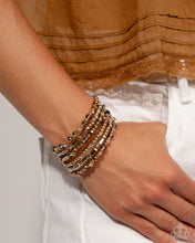 Load image into Gallery viewer, Timeless Tango - Gold Paparazzi Accessories
