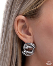 Load image into Gallery viewer, Swirled Sass - Silver Paparazzi Accessories
