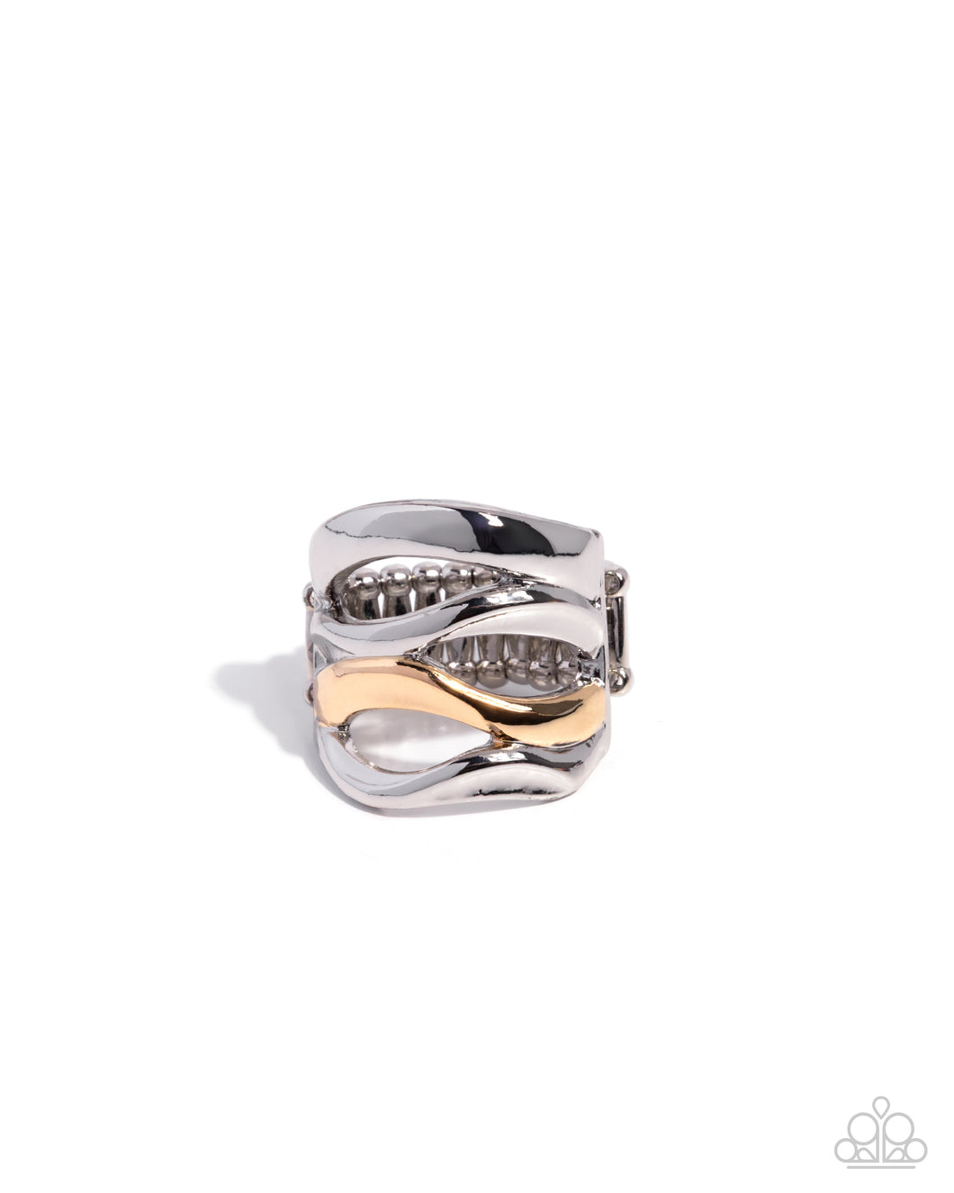 Wavy Wardrobe - Silver Paparazzi Accessories