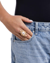 Load image into Gallery viewer, Delightful Debutante - Gold Paparazzi Accessories
