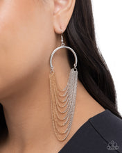 Load image into Gallery viewer, Focused Fringe - Silver Paparazzi Accessories
