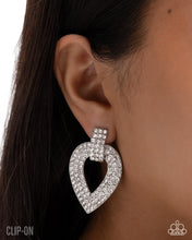 Load image into Gallery viewer, Stop and Shimmer - White Paparazzi Accessories
