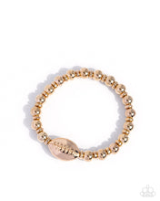 Load image into Gallery viewer, Football Flair - Gold Paparazzi Accessories
