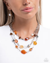 Load image into Gallery viewer, Tangible Tiers - Orange Paparazzi Accessories
