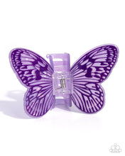 Load image into Gallery viewer, Fluttering Focus - Purple Paparazzi Accessories
