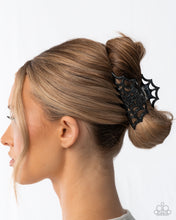 Load image into Gallery viewer, Spiderweb Season - Black Paparazzi Accessories
