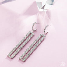 Load image into Gallery viewer, Elongated Ease - White Paparazzi Accessories
