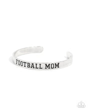 Load image into Gallery viewer, Football Mom - Silver Paparazzi Accessories
