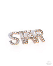 Load image into Gallery viewer, Superstar Sum - Gold Paparazzi Accessories
