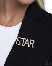 Load image into Gallery viewer, Superstar Sum - Gold Paparazzi Accessories
