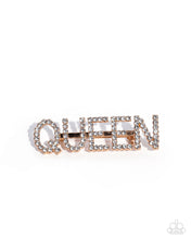Load image into Gallery viewer, Queen Behavior - Gold Paparazzi Accessories
