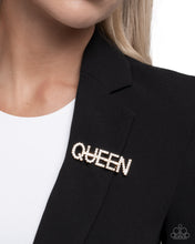 Load image into Gallery viewer, Queen Behavior - Gold Paparazzi Accessories
