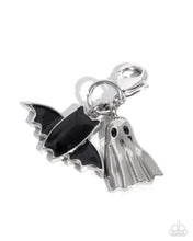 Load image into Gallery viewer, Fright Fan - Silver Paparazzi Accessories
