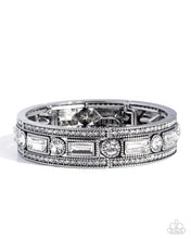 Load image into Gallery viewer, Twinkling Tiers - White Paparazzi Accessories
