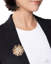 Load image into Gallery viewer, Ornate Operation - Gold Paparazzi Accessories
