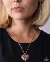 Load image into Gallery viewer, Vintage Flair - Rose Gold Paparazzi Accessories
