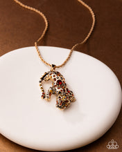 Load image into Gallery viewer, Ferocious Feline - Gold Paparazzi Accessories
