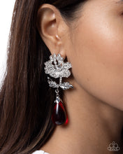 Load image into Gallery viewer, Flourishing Fringe - Red Paparazzi Accessories
