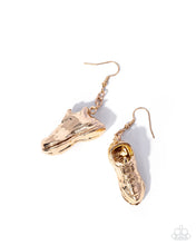 Load image into Gallery viewer, Luminescent Laces - Gold Paparazzi Accessories
