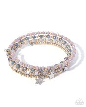 Load image into Gallery viewer, Stellar Stack - Purple Paparazzi Accessories
