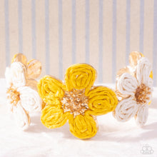 Load image into Gallery viewer, Rustic Raffia - Yellow Paparazzi Accessories
