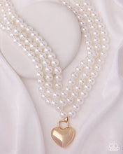 Load image into Gallery viewer, Lustrous Look - Gold Paparazzi Accessories
