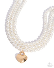 Load image into Gallery viewer, Lustrous Look - Gold Paparazzi Accessories
