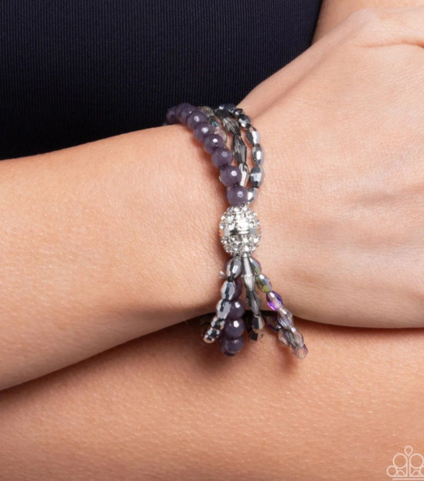 Beaded Boundary Silver Paparazzi Accessories