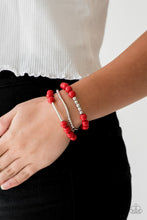 Load image into Gallery viewer, New Adventures - Red Paparazzi Accessories

