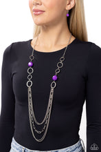 Load image into Gallery viewer, Margarita Masquerades - Purple Paparazzi Accessories
