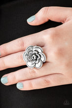 Load image into Gallery viewer, FLOWERBED and Breakfast - Silver Paparazzi Accessories
