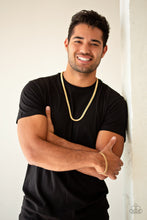 Load image into Gallery viewer, Knockout King - Gold Paparazzi Accessories
