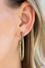 Load image into Gallery viewer, Globetrotting Glitter - Brass Paparazzi Accesories
