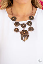 Load image into Gallery viewer, Modern Medalist - Copper Paparazzi Accessories
