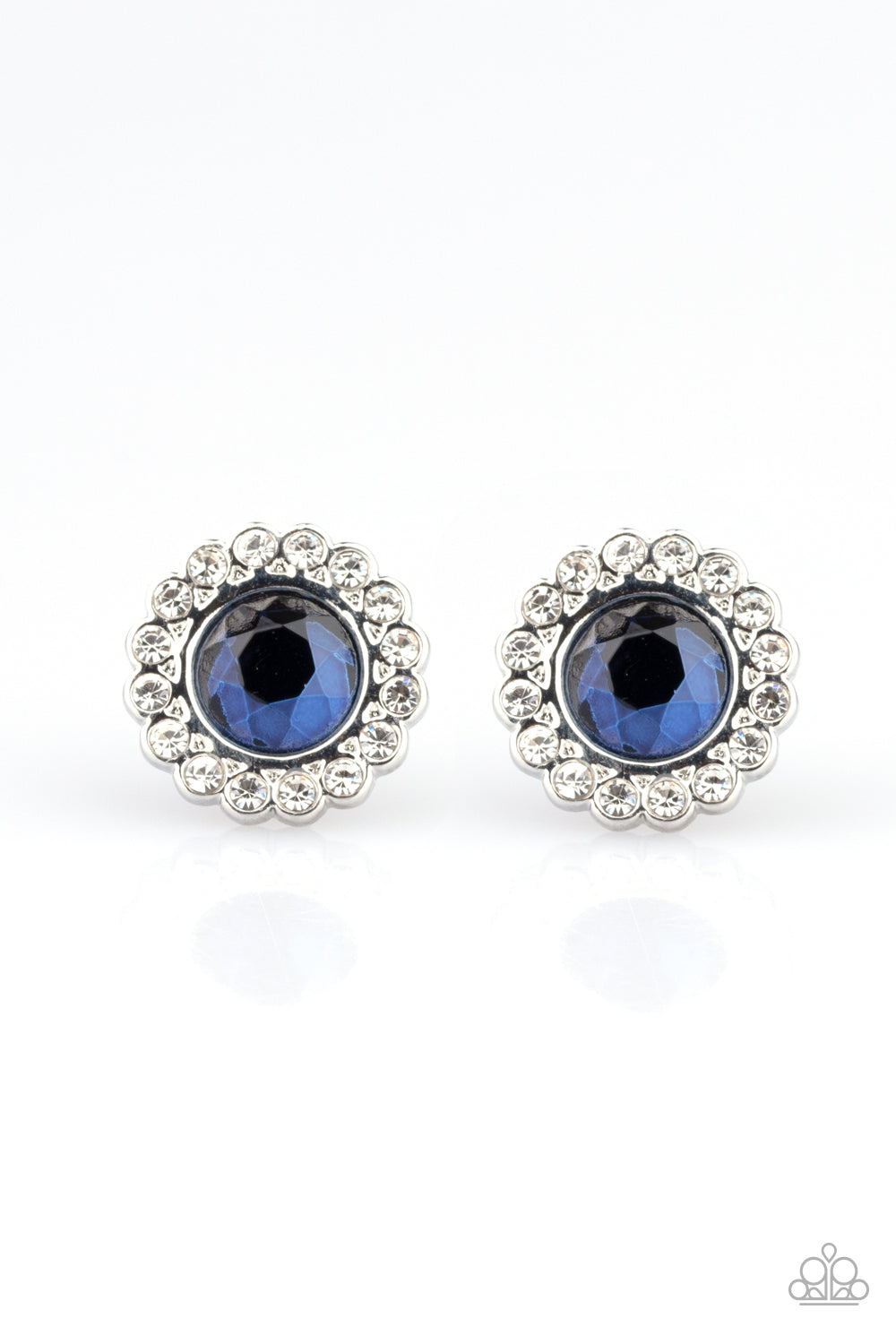 Floral Glow - Blue Paparazzi Accessories